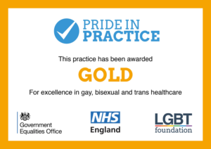 pride in practice gold award certificate